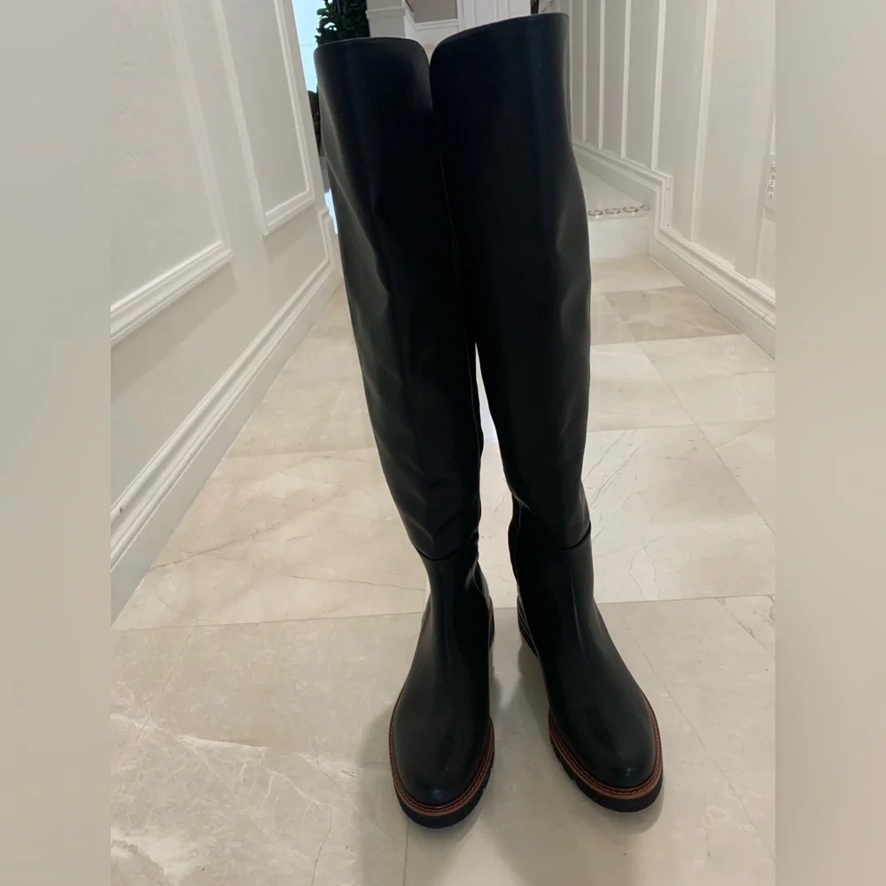 Stuart Weitzman 5050 Bold Over-the-Knee Boots Size 9.5 US